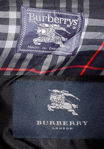 authentic burberry label|Burberry labels for dummies.